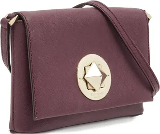 Kate Spade New York Crossbodytas van saffiano leer - Paars