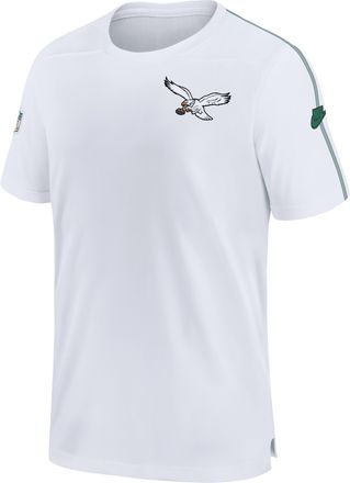 Nike Philadelphia Eagles Sideline Coach Nike Mens Dri-FIT NFL Top in White | 02ES18KQ86-TSY