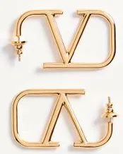 Valentino Garavani Orecchini VLogo Signature In Metallo Donna ORO UNI