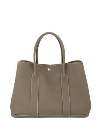 Herm&egrave;s 2024 Negonda Garden Party 36 tote bag - women - Calf Leather - One Size - Brown