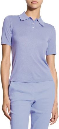 Theory Merino Wool Polo in Lavender Glow at Nordstrom, Size Medium