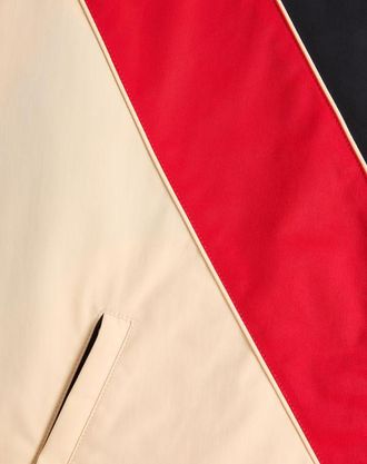 Valentino Giacca A Vento Con Cappuccio In Nylon Con Patch Vlogo Uomo NAVY/ROSSO/BLU 44