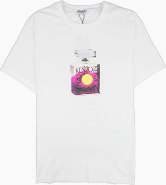 Kenzo Mens Kenzo Hypereal Perfume T-shirt White - Size: 36