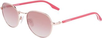 Converse Unisex Northend Round Sunglasses - Light Pink Metal - One Size