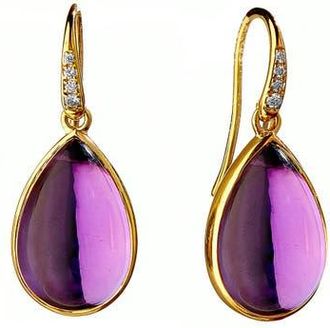 Syna Bloom Tear Drop Earrings in Amethyst at Nordstrom, Size Medium
