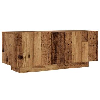 Berkfield Home TV Cabinet Old Wood 100x35x40 cm Engineered Wood in Brown | Size: 100 x 35 x 40 cm