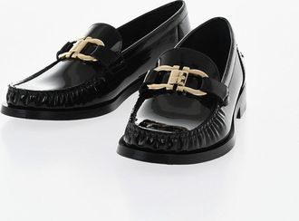 Ferragamo Mocassini MARYAN in Pelle Lucida con Dettaglio Gancini Dorato Salvatore Ferragamo