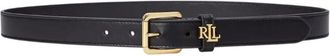 Ralph Lauren Leren Riem - Dames - Riemen - Zwart - M - Leer - Accessoires