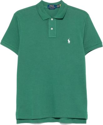 Ralph Lauren Tops, Heren, Groen, M, Katoen, Pony Polo