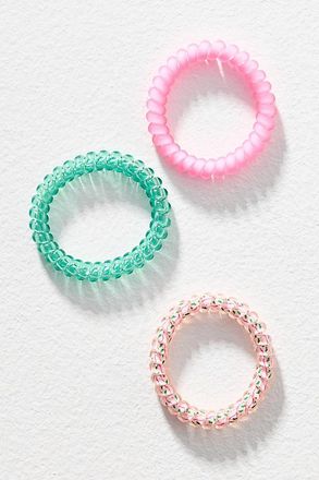 Teleties Coil Hair Ties, Set of 3