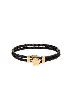 Versace MEDUSA LEATHER BRACELET Size: OS, colour: GOLD
