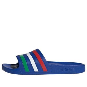 adidas Adilette Aqua Slides Blue Green White HQ2445
