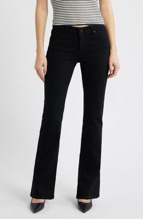 Frame Denim The Rodeo Flare Leg Jeans in Black at Nordstrom, Size 24