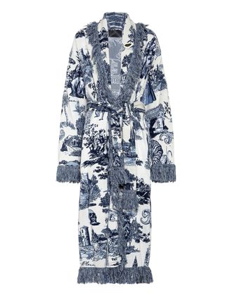 Philipp Plein Cardigan Long Fringe En PLEIN air