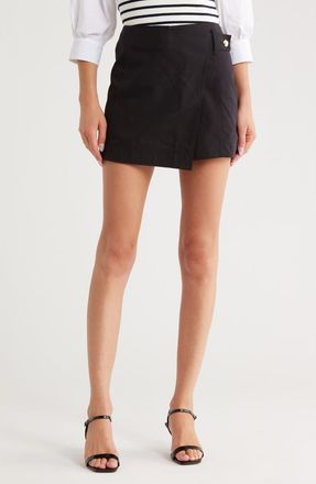 Derek Lam Emanuelle Twill Skort in Black at Nordstrom Rack, Size 00