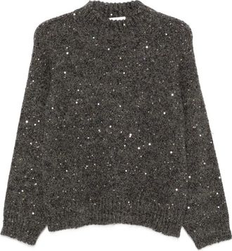 PANICALE Sequin-embellished High-neck Sweater