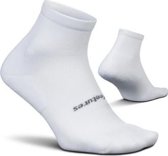 Feetures High Performance Max Cushion Quarter Sock MoistureWicking Athletic Socks in White at Nordstrom, Size Medium