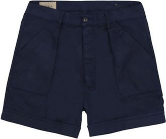 Fortela Haute Twill Cotton Shorts in Indaco at Nordstrom, Size 35 Eu