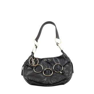 Saint Laurent Pre-owned Shoulder Bags, female, Black, Size: ONE SIZE Pre-owned Saharienne Shoulder Bag