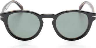 Eyewear by David Beckham DB7104CS round-frame glasses - men - Acetate - 49 - Brown