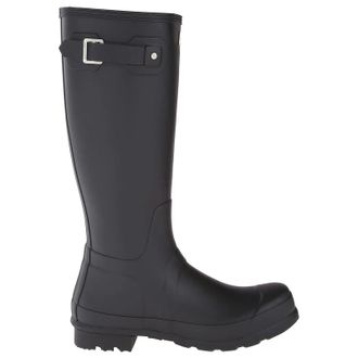 Hunter Original Tall Rubber Mens Calf Length Boots - Black - Size:UK 12