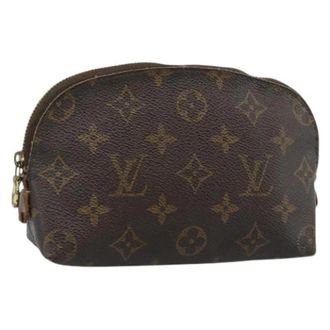 Louis Vuitton Pre-owned Cosmetic Pouch - Dames - Vintage Mini Tas - Bruin - ONE Size - Vintage