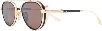 Dita Eyewear 02 Zonnebril - Heren - Zonnebrillen - Geel - 52 MM - Accessoires