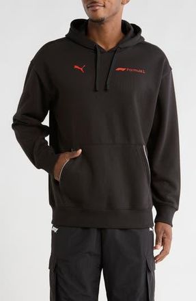 Puma F1 Essential Graphic Hoodie in Puma Black at Nordstrom Rack, Size Medium