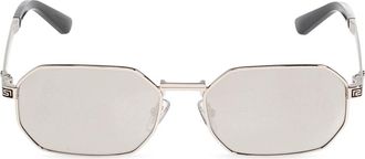 Versace Ve 2297 Zonnebril - Heren - Zonnebrillen - Grijs - 54 MM - Accessoires