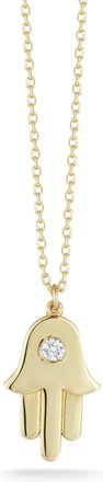 Ember Fine Jewelry 14K Gold & Diamond Hamsa Necklace