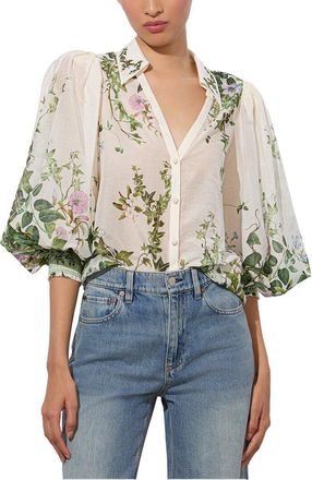 Alice & Olivia Alice + Olivia Charis Silk Blouse