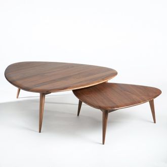 AM.PM Tafel in massief notenhout, Th&eacute;oleine, groot model