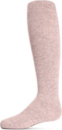 MeMoi Soft Pima Cotton Opaque Tights in Pink at Nordstrom, Size 18-24M