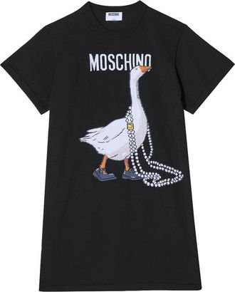 Moschino Goose Knitted Dress