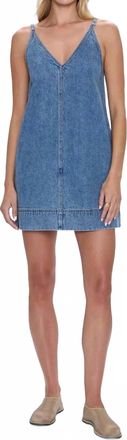 Pistola Denim Tavi Pop Over Dress In Blue