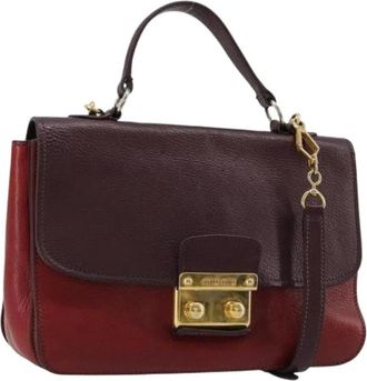 Miu Miu Borsa Pre-owned - - Pre-owned - Donna - Rosso - ONE SIZE