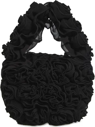 Naked Wardrobe Roses Mini Handbag in Black at Nordstrom