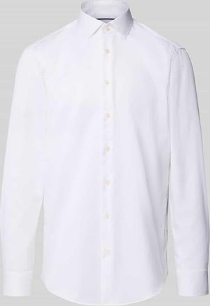 Christian Berg Regular Fit Business-Hemd mit Kentkragen in Weiss, Größe 39/40