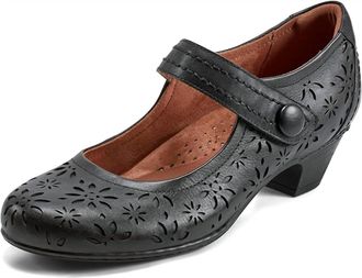 Rockport Womens Alesia Leather Dress Shoes In Black