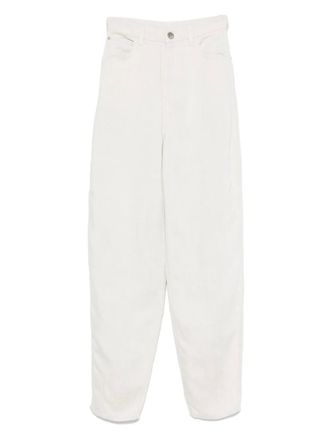 Emporio Armani Fluid broek - Wit