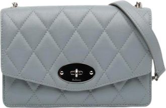 Mulberry Pre-owned Cross Body Bags, female, Blue, Size: ONE SIZE Pre-owned The Darley