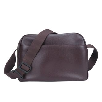 Louis Vuitton Acajou Galle Taiga Leather Shoulder Bag (Pre-Owned)