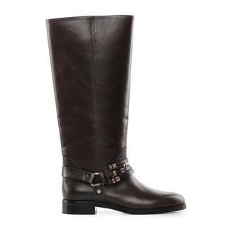 Pinko Pinko - High Laarzen - Dames - Schoenen - Bruin - Maat: 37 EU