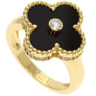 Van Cleef & Arpels Yellow Gold Yellow Gold (18K) Band Ring (Pre-Owned)