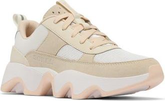 Sorel Kinetic Impact II Wonder Lace Sneaker in Pearlescent/Chalk at Nordstrom, Size 6