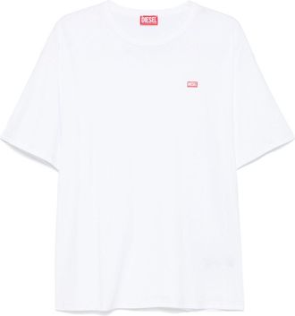 Diesel logo-print T-shirt - men - Cotton - S - White