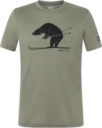 super.natural Ski Karl Tee Merinoshirt f&uuml;r Herren | oliv