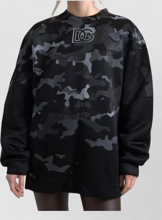Dolce & Gabbana camouflage printed long-sleeve sweatshirt