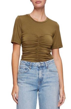 Jonathan Simkhai Tansy Clean Stretch Jersey Top in Forest Floor at Nordstrom Rack, Size X-Small