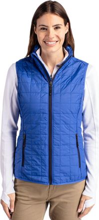 Cutter & Buck Rainier PrimaLoft Womens Eco Insulated Full Zip Puffer Vest